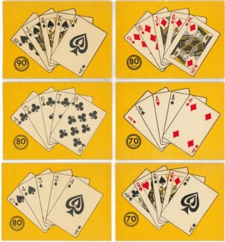 1960s R738-3 Price "Poker Hands" High Grade Complete Set (66)